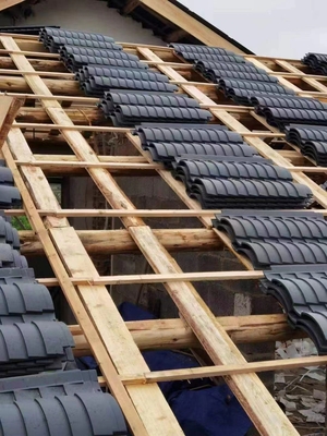 古建筑高分子小青瓦筒瓦